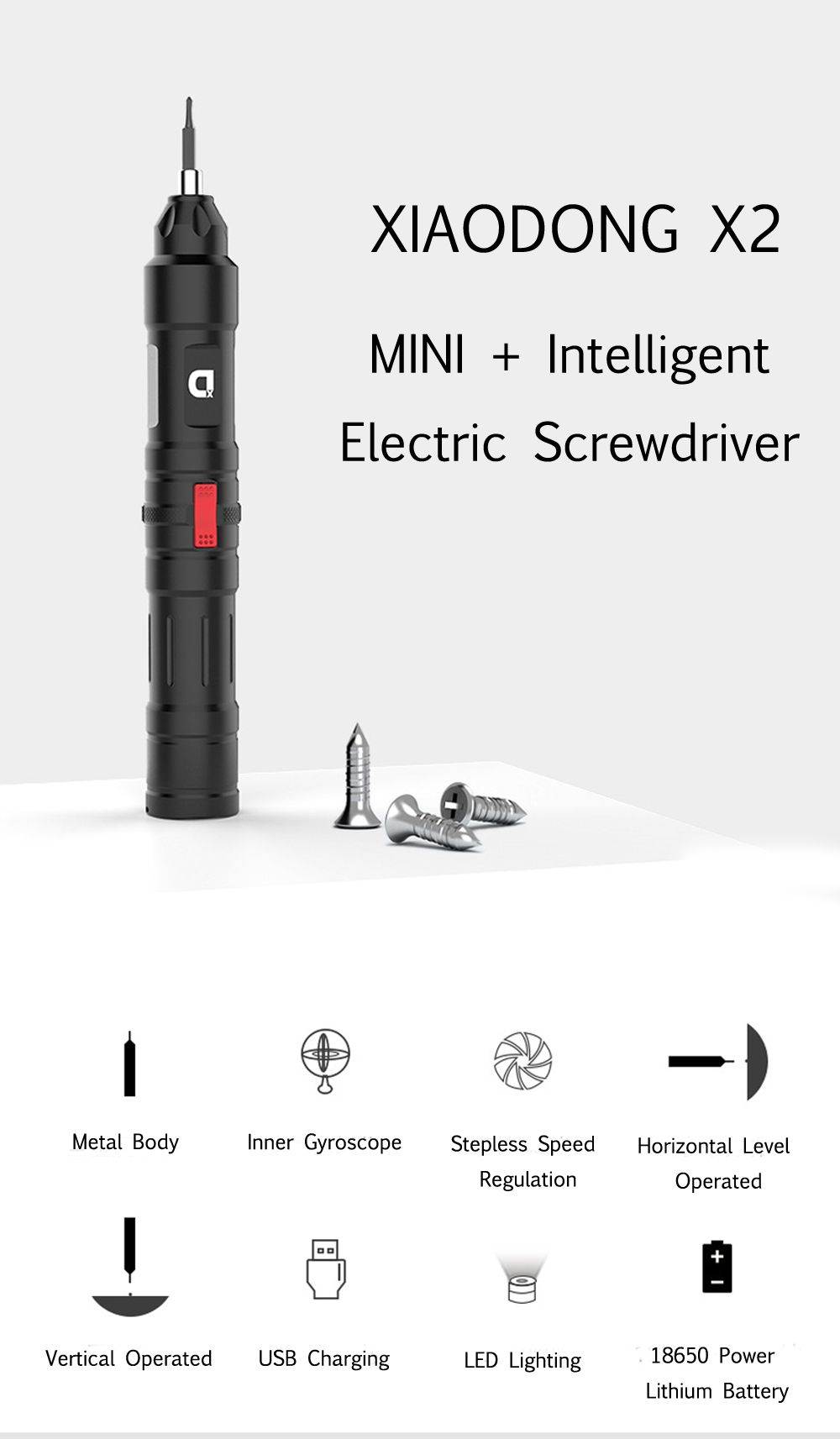 XIAODONG-X2-19-in-1-Mini-Intelligent-Electric-Screwdriver-Set-Cordless-LED-Precision-Repair-Tools-1355360