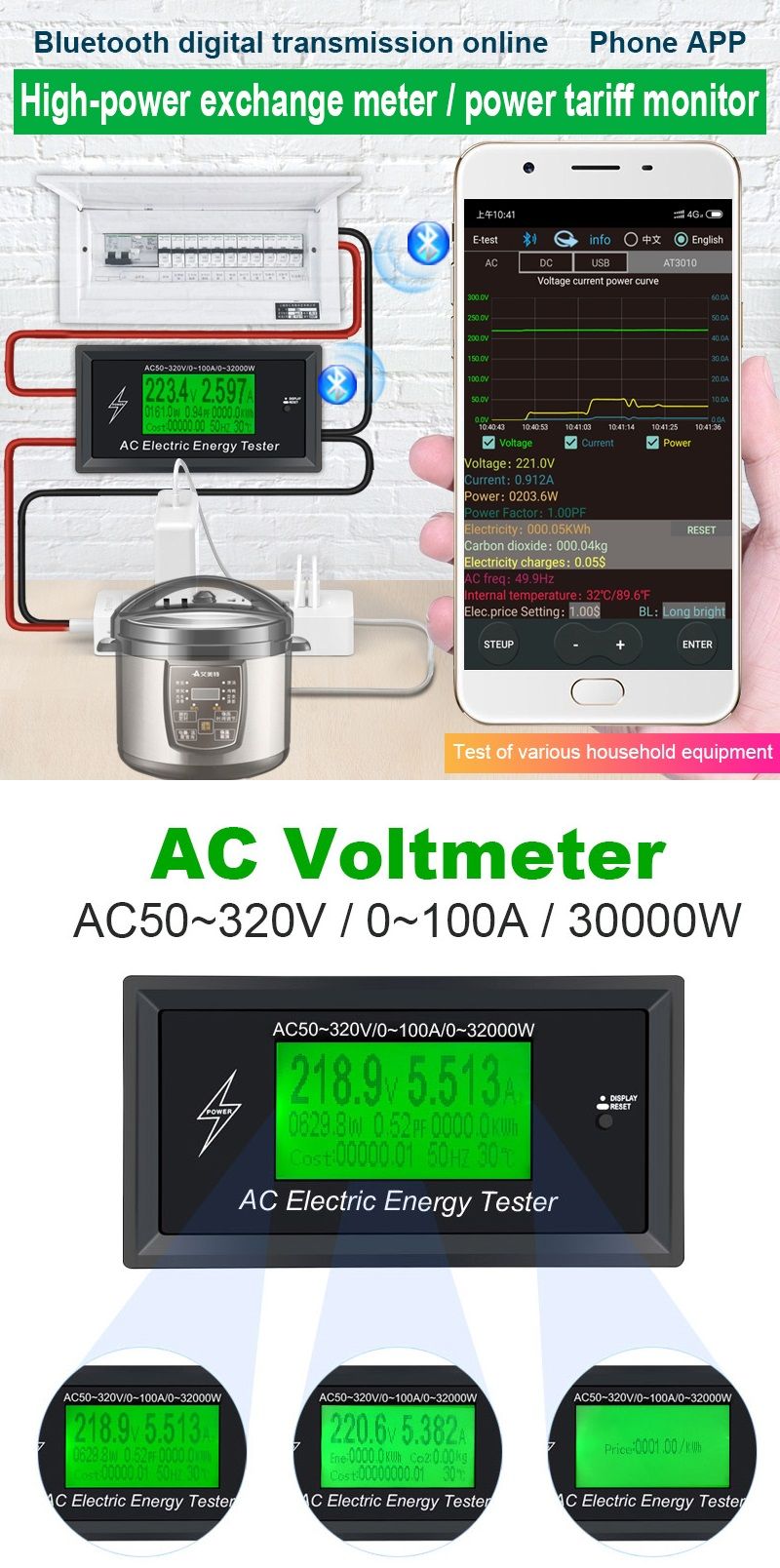 AT3010-AC50320V-100A-3KKW--Phone-App-AC-Meters-Digital-Voltage-Meters-indicator-Power-Energy-Meter-V-1390443