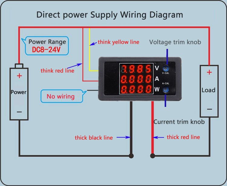 DC0-100V-10A-DC-Voltmeter-and-Ammeter-Digital-Dual-Display-4-digit-High-Precision-Power-Meter-Red-Re-1617047