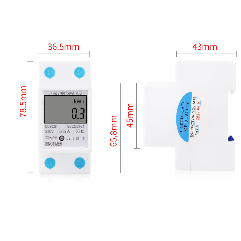 DDS528-LCD-Digital-Display-Energy-Meter-230V-AC-50Hz-Power-Consumption-kWh-Meter-Single-Phase-Energy-1395119