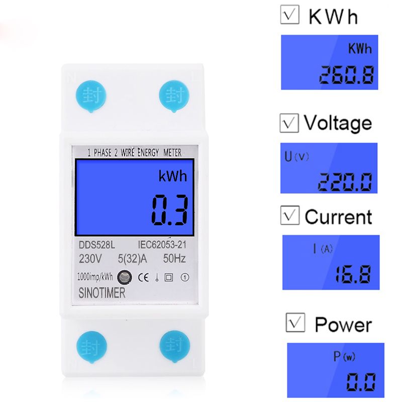 DDS528L-LCD-Digital-Display-Energy-Meter-230V-AC-50Hz-Single-Phase-Backlit-Display-Wattmeter-Power-C-1395257