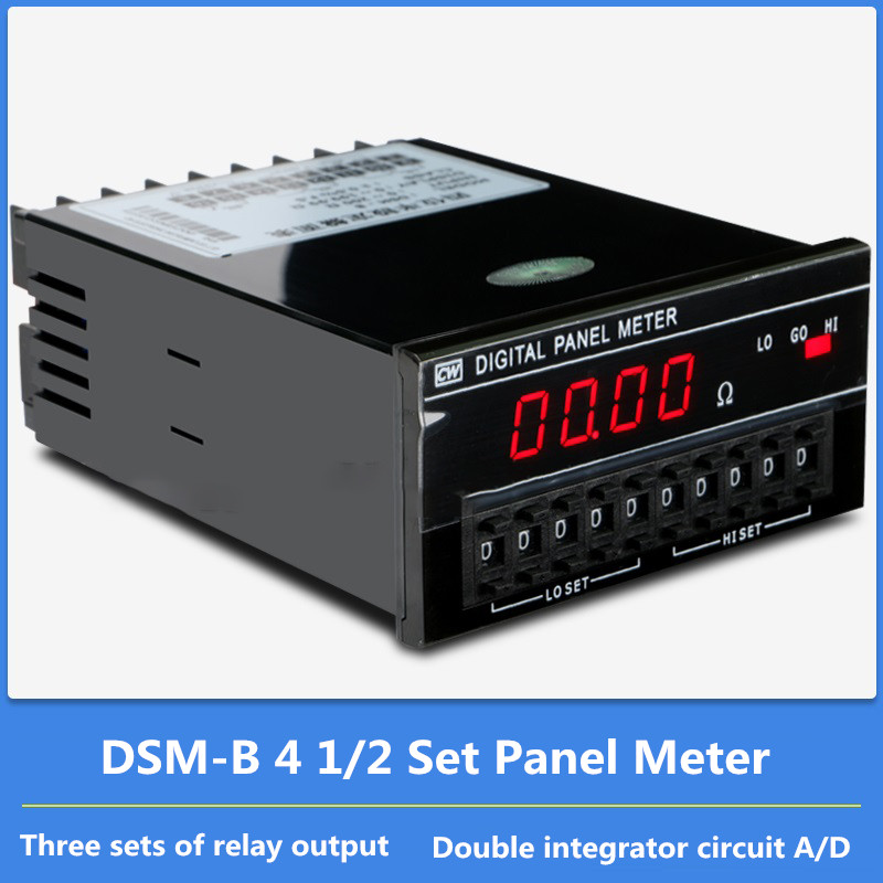 DSM-B-20KOmega1000Omega-4-12-Set-Alarm-Impedance-Resistance-Meter-Digital-Ohmmeter-Panel-Meter-1730354