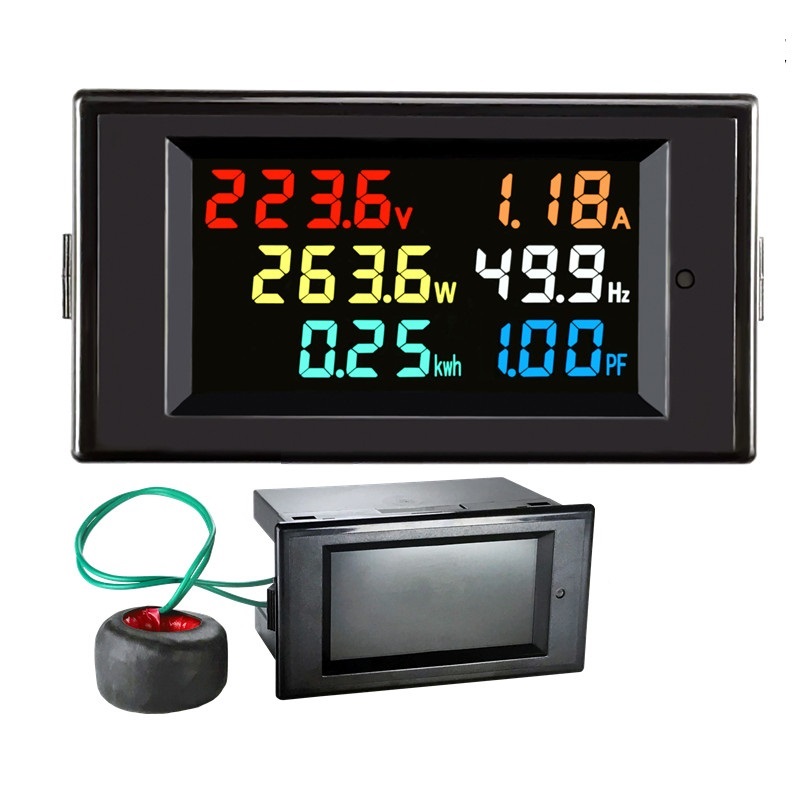 Multi-function-AC-220V-Power-Monitor-High-Precision-Color-Screen-AC-Voltage--Current--Power--Frequen-1597159
