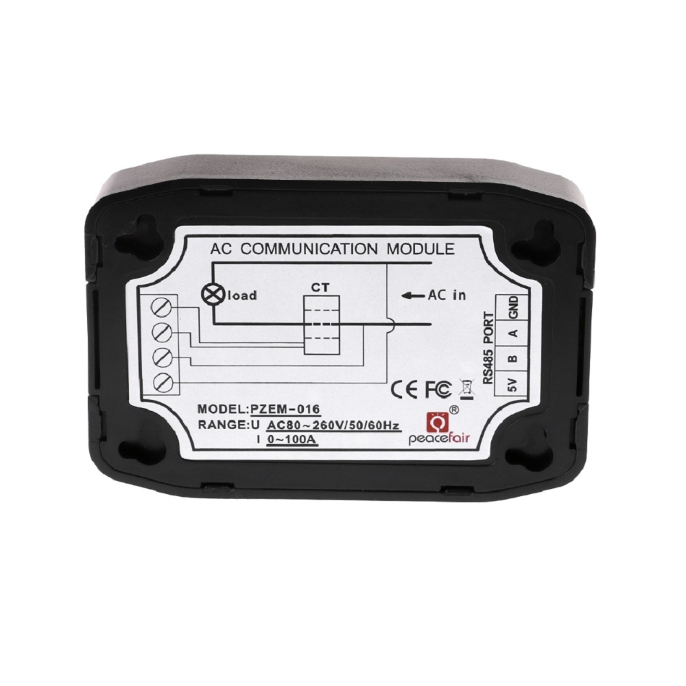 PEACEFAIR-Single-Phase-RS485-Port-Modbus-Smart-Digital-Electric-Energy-Meter-AC-100A-Voltage-Current-1331578
