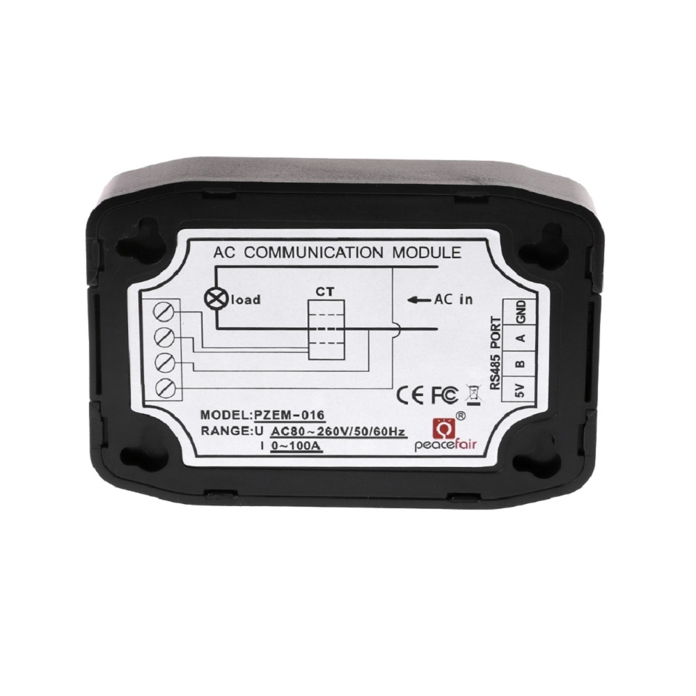 PEACEFAIR-Single-Phase-RS485-Port-Modbus-Smart-Digital-Electric-Energy-Meter-AC-100A-Voltage-Current-1331578