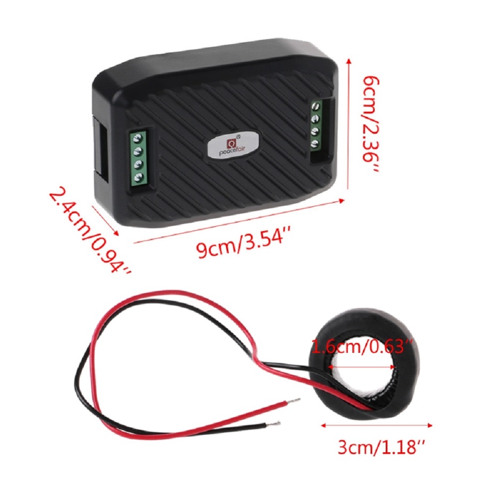 PEACEFAIR-Single-Phase-RS485-Port-Modbus-Smart-Digital-Electric-Energy-Meter-AC-100A-Voltage-Current-1331578