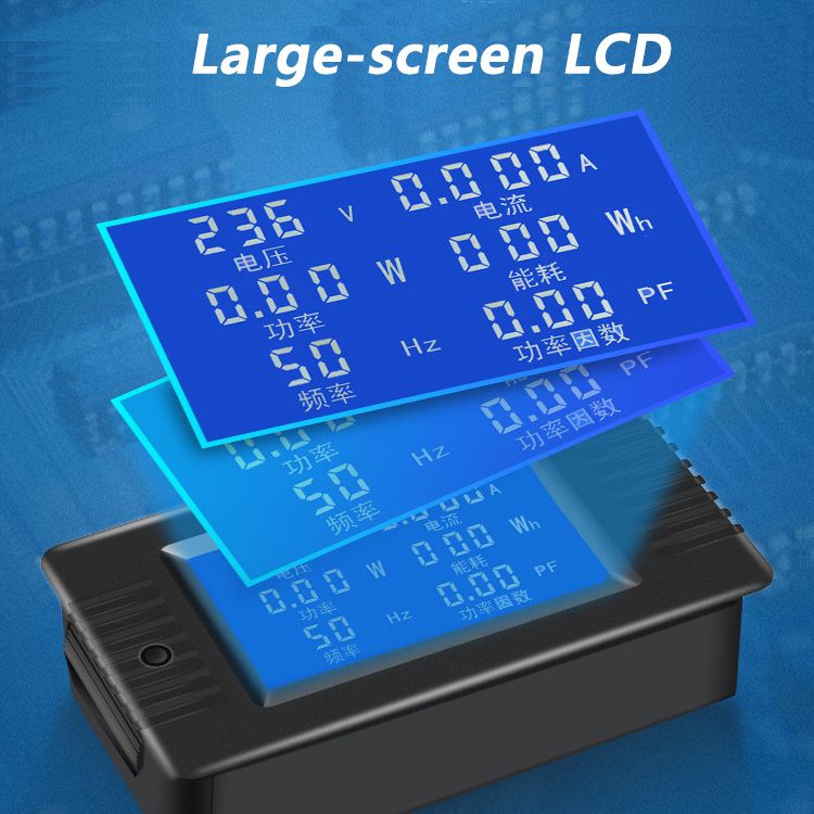 PZEM-018-5A-AC-Digital-Display-Power-Monitor-Meter-Voltmeter-Ammeter-Frequency-Current-Voltage-Facto-1356303