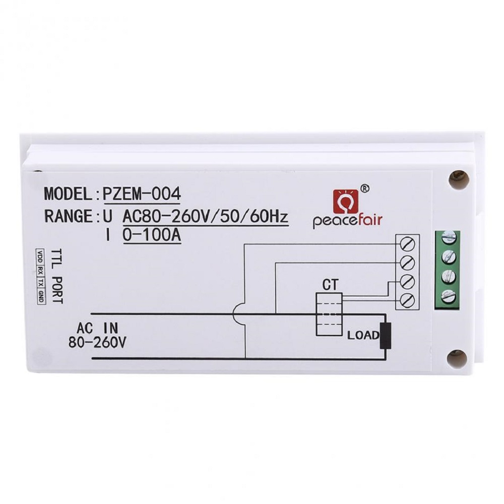 Peacefair-AC80-260V100A-Monitoring-Multimeter-Current-Voltage-Energy-Meter-With-CTampUSB-1328023