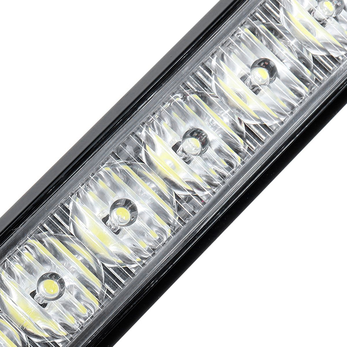 12V-144W-42-LED-Amber-Double-Side-Traffic-Advisor-Strobe-Flash-Light-Bar-Emergency-Light-Magnetic-Un-1589983