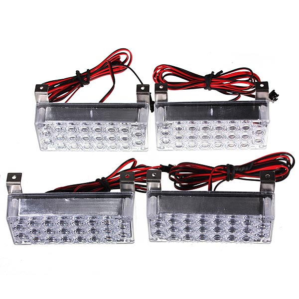 12V-22x4-LED-Flash-Amber-Emergency-Light-Warning-Strobe-Auto-Lamp-912803