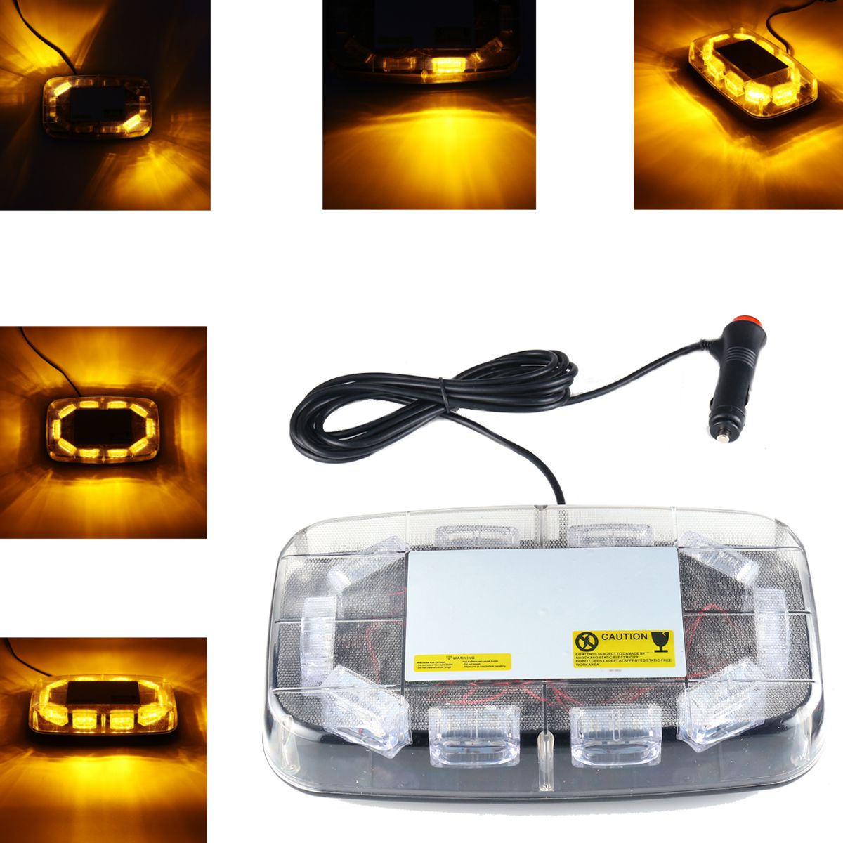 12V-24V-30-LED-Mini-Amber-Flashing-Emergency-Light-Bar-Strobe-Rotating-Beacon-Warning-Lamp-1284930