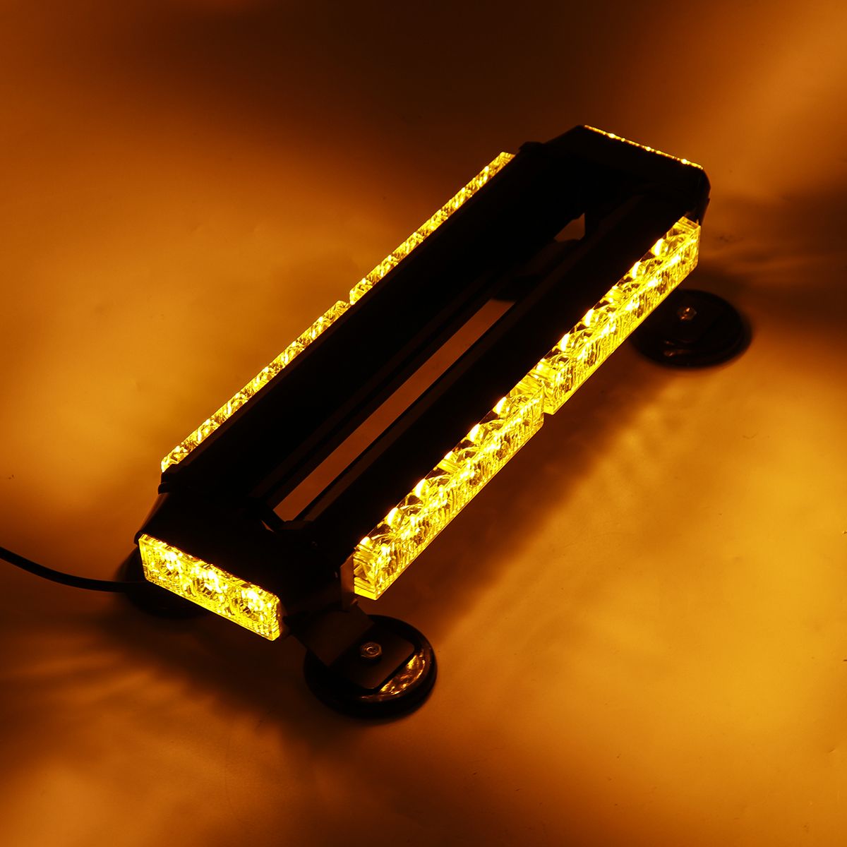 12V-30W-Car-LED-Roof-Strobe-Light-Bar-Emergency-Signal-Warning-Flash-Amber-Magnetic-7-Modes-Universa-1587030