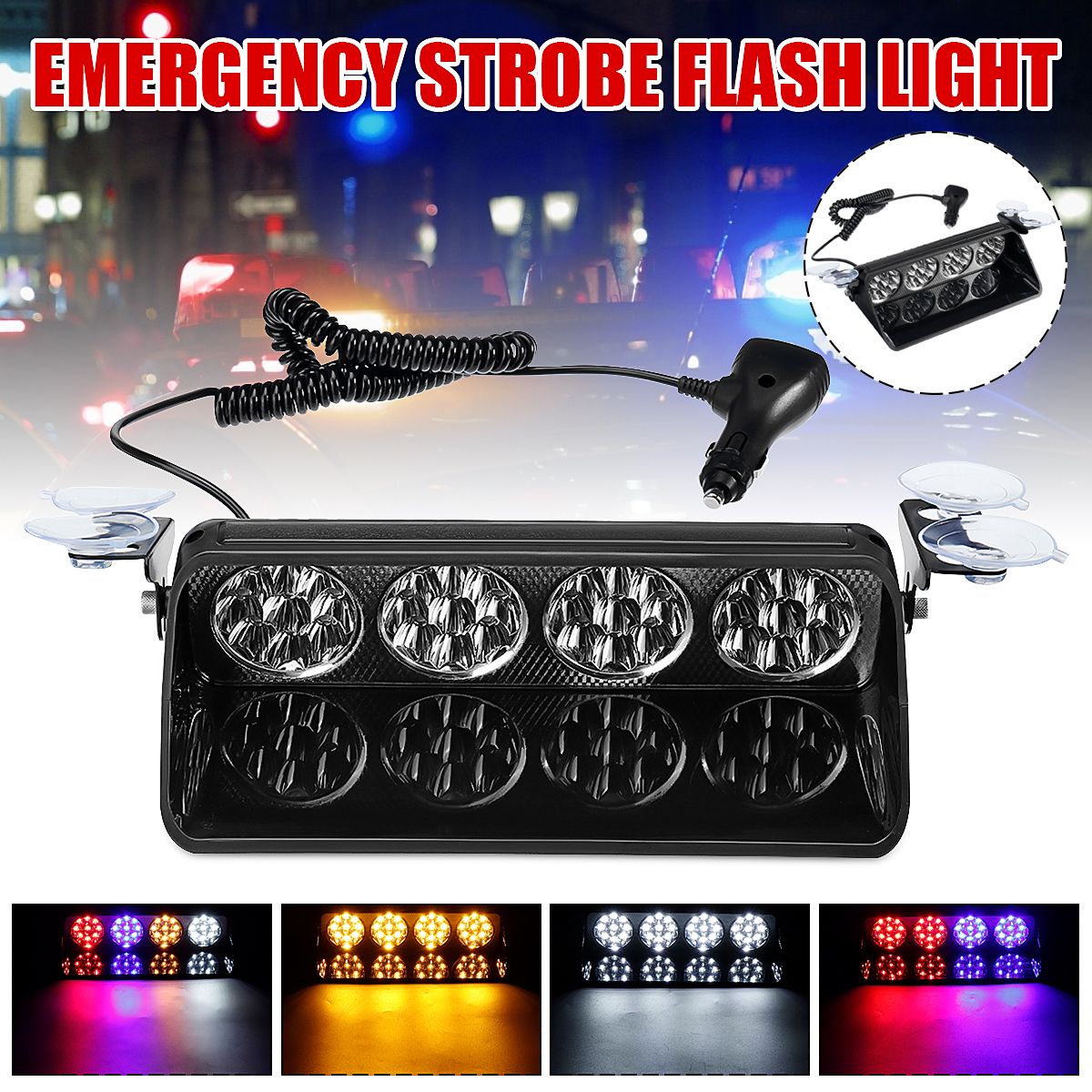 12V-36LED-Car-Dash-Emergency-Strobe-Flash-Light-Bar-Warning-Safety-Lamp-1632641