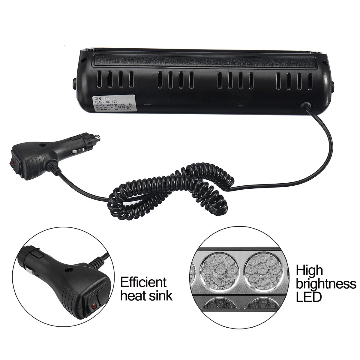 12V-36LED-Car-Dash-Emergency-Strobe-Flash-Light-Bar-Warning-Safety-Lamp-1632641