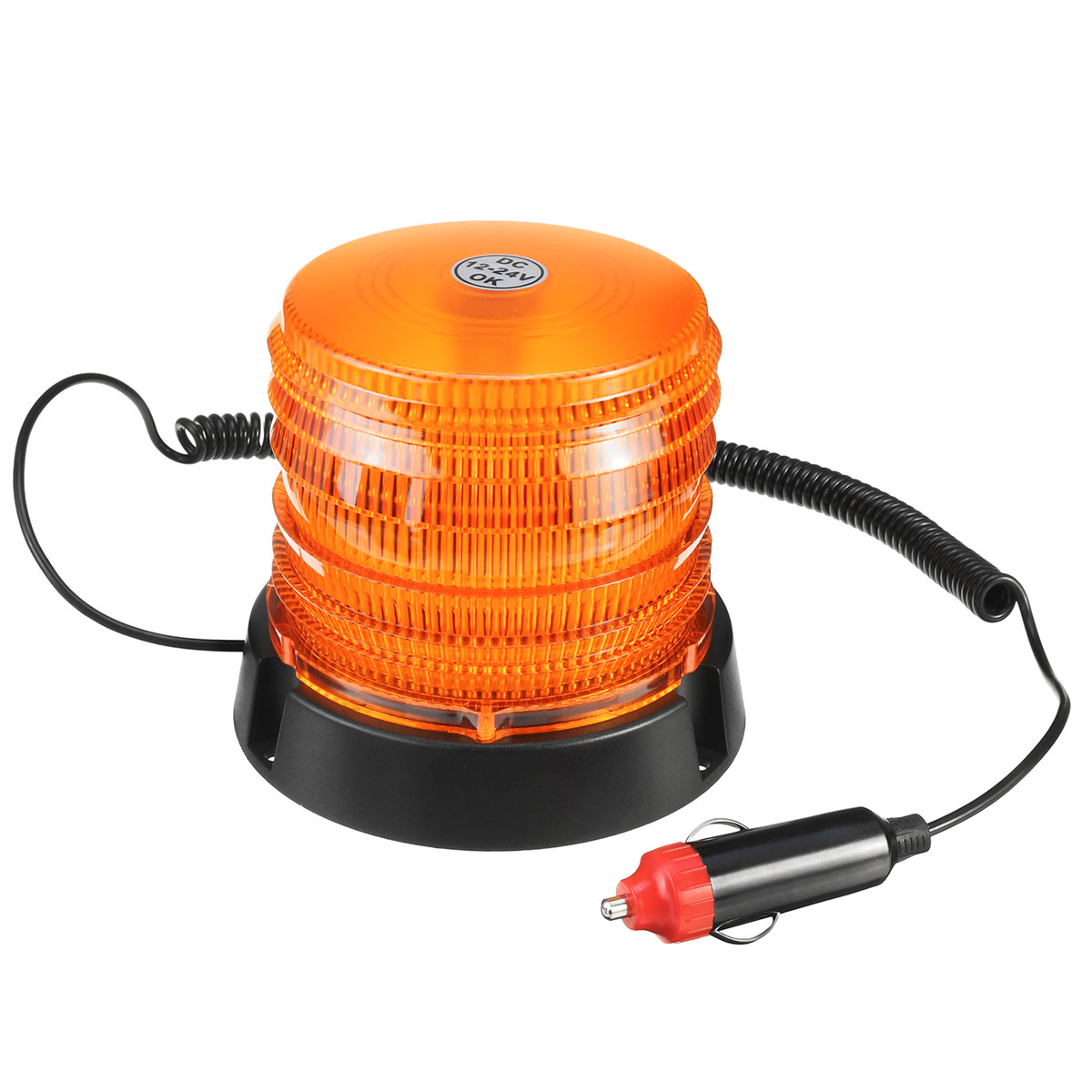 16-SMD-LED-12V-24V-Magnetic-Flashing-Beacon-Strobe-Recovery-Warning-Light-Amber-1713020