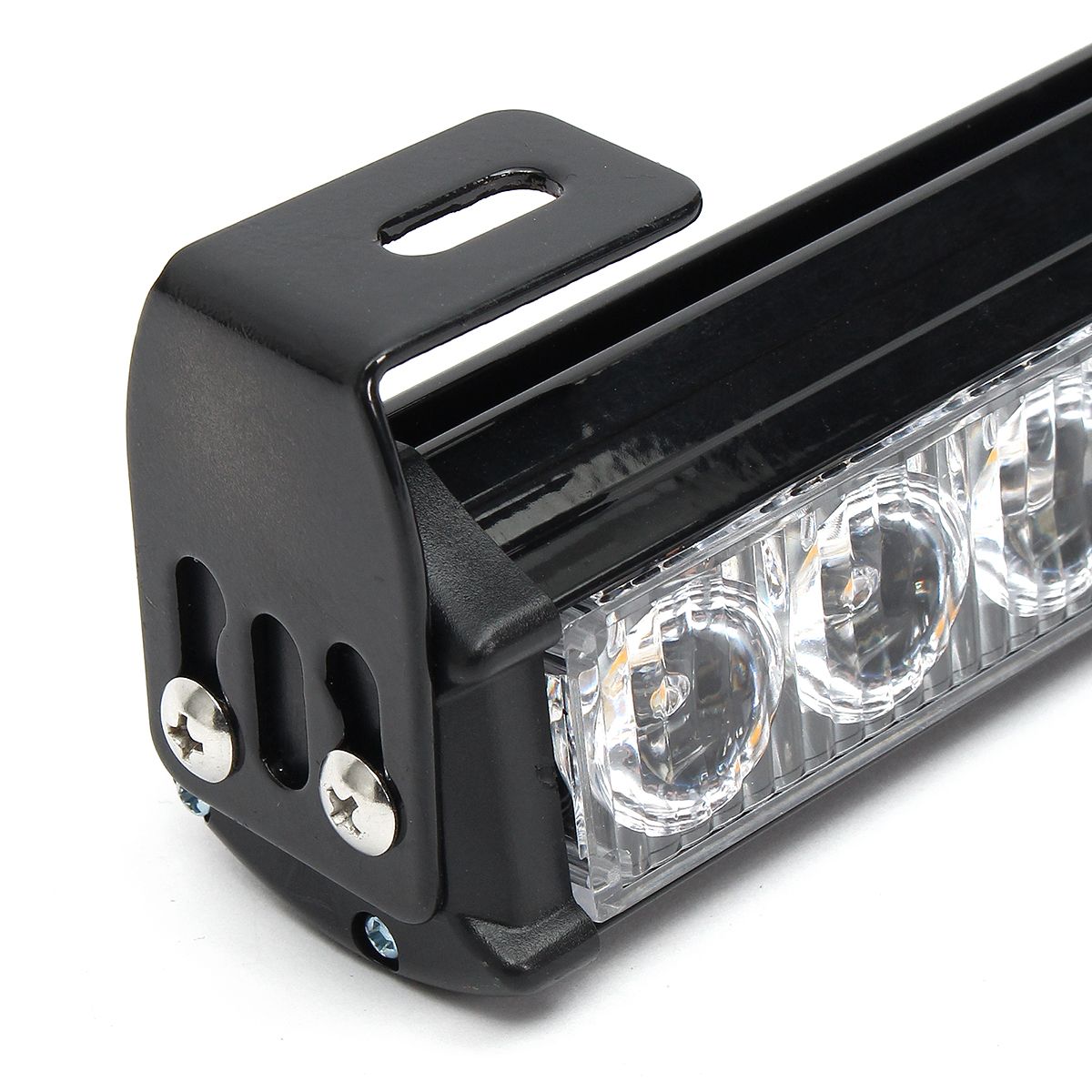 18Inch-16LED-Emergency-Traffic-Advisor-Flash-Strobe-Light-Bar-Warning-Lamp-WhiteAmber-Color-with-Swi-1622045