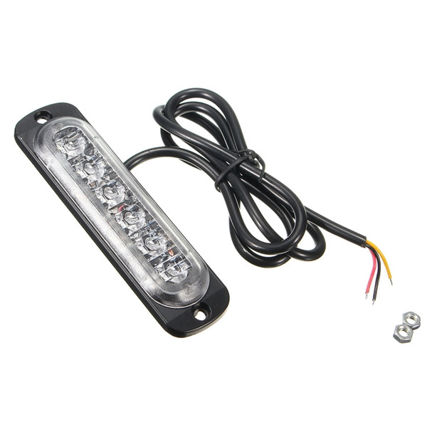 18W-6-LED-Car-Strobe-Lights-Bar-12V-24V-Emergency-Warning-Flashing-Lamp-AmberWhiteAmberWhite-1099465