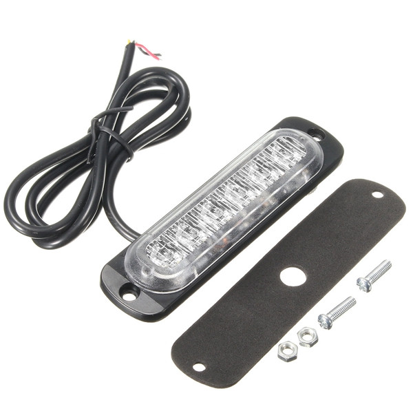 18W-6-LED-Car-Strobe-Lights-Bar-12V-24V-Emergency-Warning-Flashing-Lamp-AmberWhiteAmberWhite-1099465