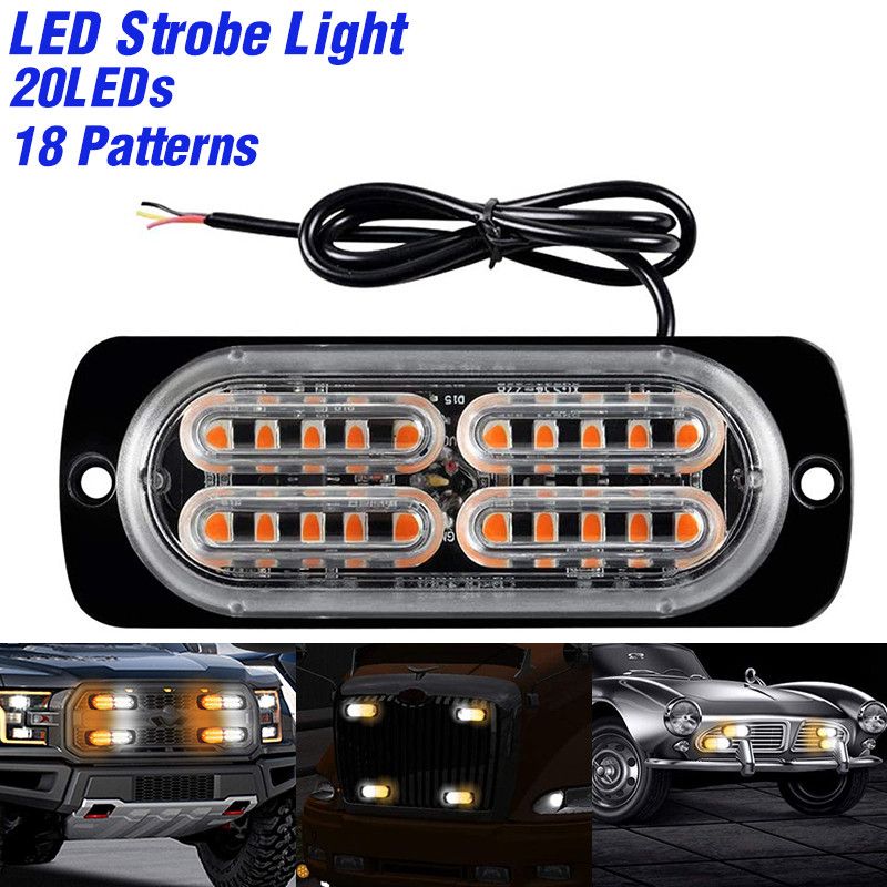 20LEDS-Led-Warning-Light-Emergency-Hazard-Warning-Strobe-Light-Amber-Surface-Mount-for-Car-Truck-1751956