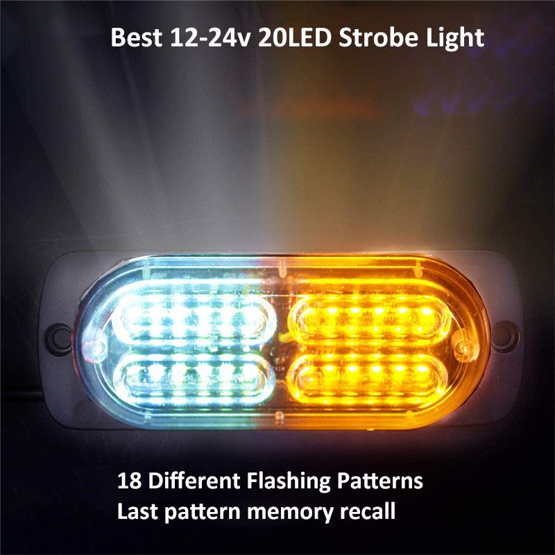 20LEDS-Led-Warning-Light-Emergency-Hazard-Warning-Strobe-Light-Amber-Surface-Mount-for-Car-Truck-1751956