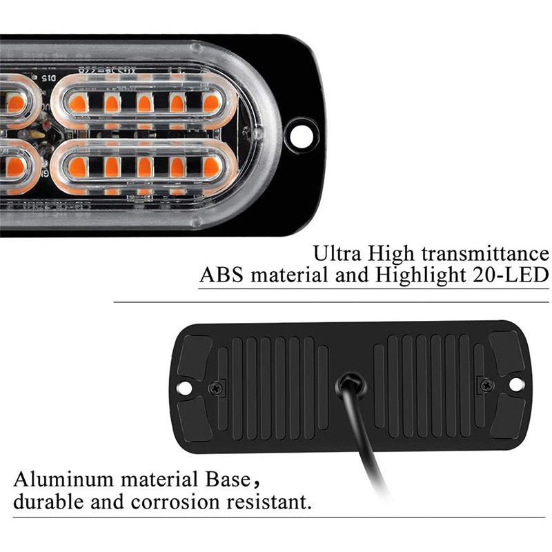 20LEDS-Led-Warning-Light-Emergency-Hazard-Warning-Strobe-Light-Amber-Surface-Mount-for-Car-Truck-1751956