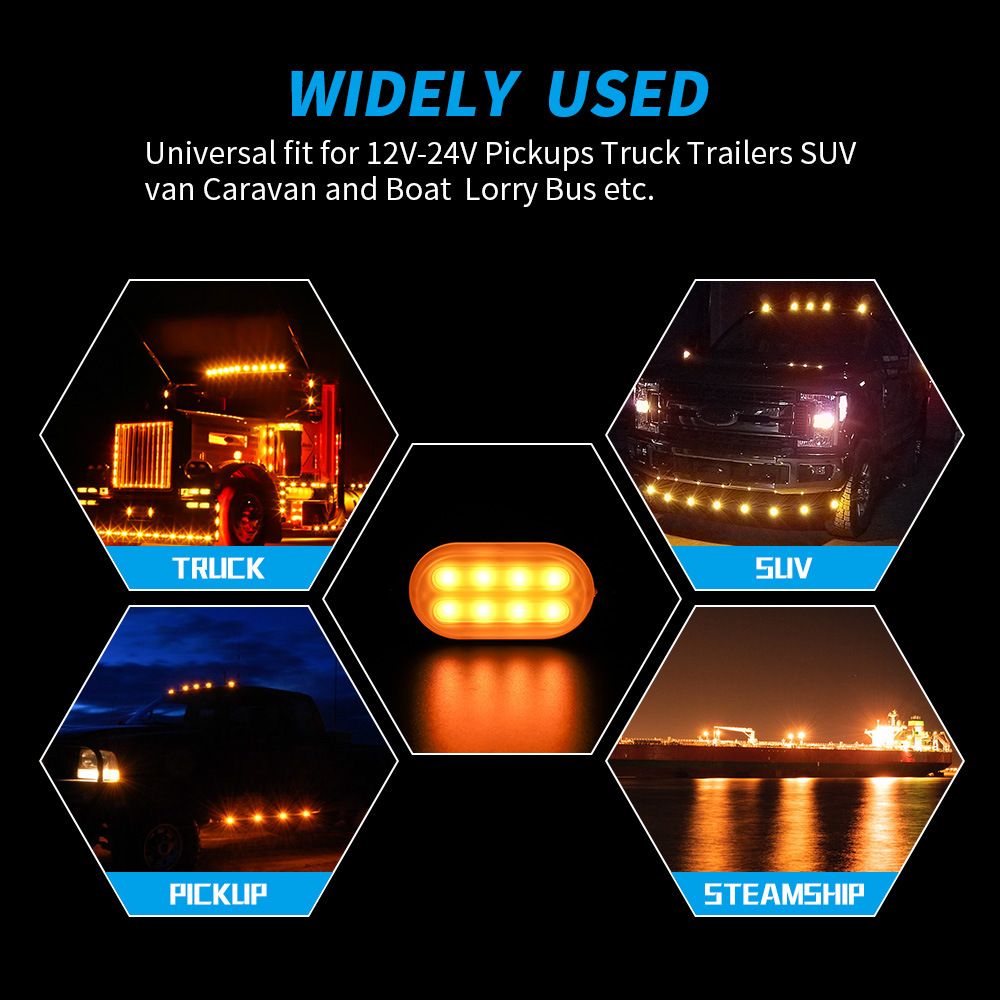 24W-12-24V-8LEDs-Strobe-Light-Lamp-Truck-Light-Guide-Car-Side-Light-RV-1763128