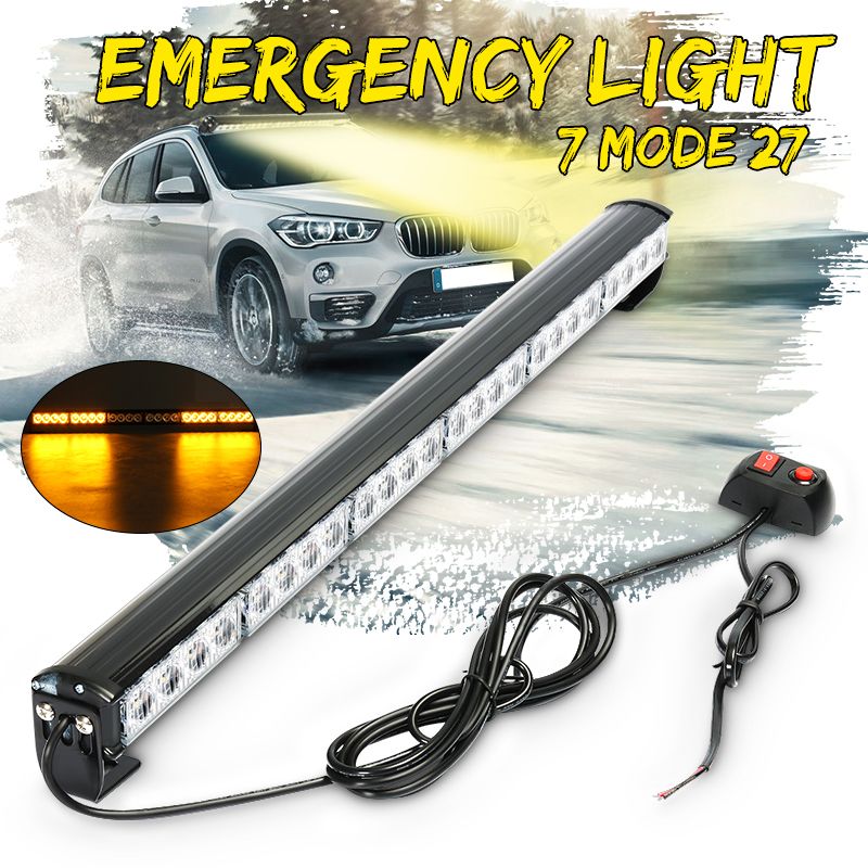 27-Inch-24W-LED-Emergency-Flashing-Light-Bar-Traffic-Flash-Strobe-Lamp-YellowWhite-with-Switch-for-1-1086268