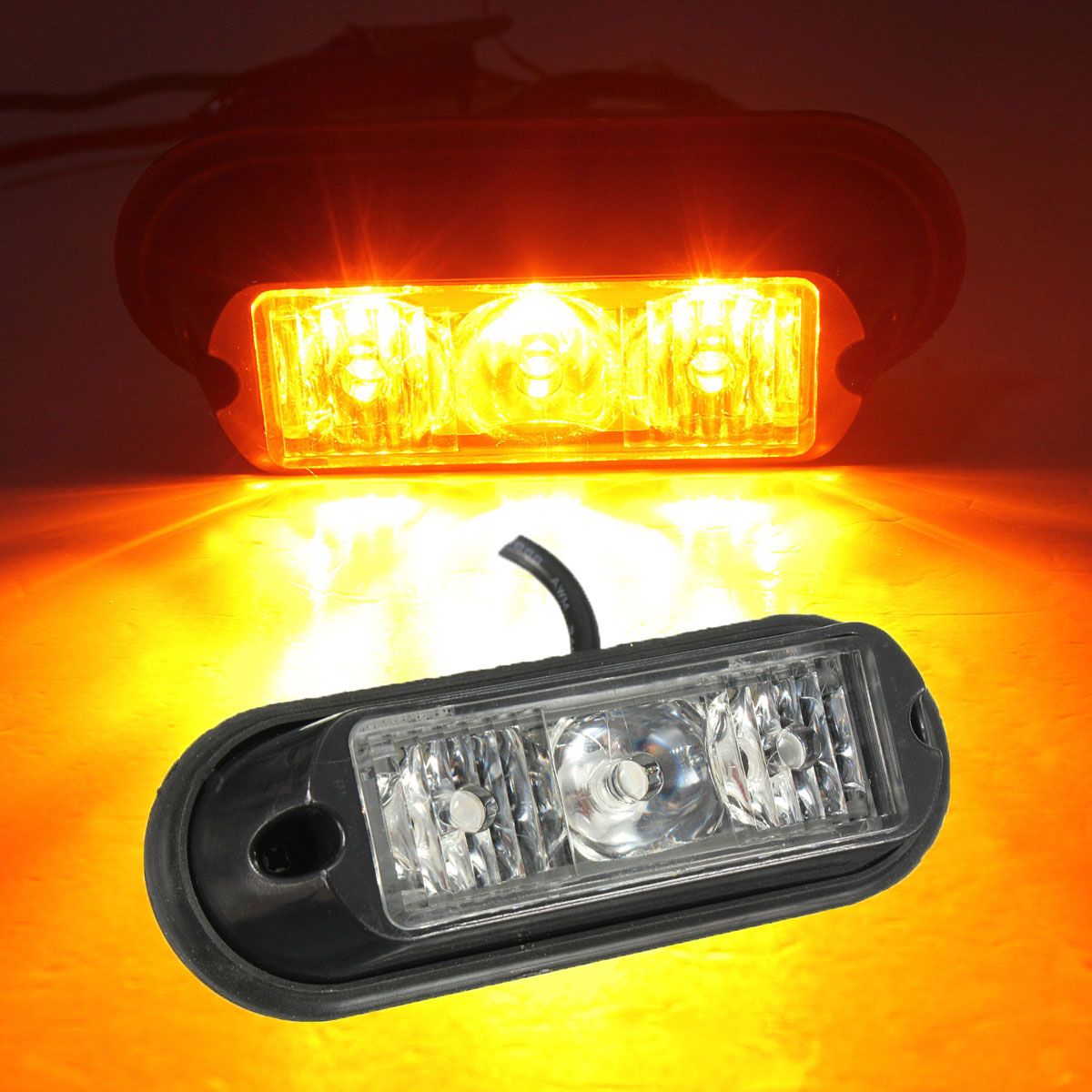 3-LED-Flashing-Strobe-Recovery-Beacon-Lights-Breakdown-Lamp-Trunk-Lorries-Amber-1004089