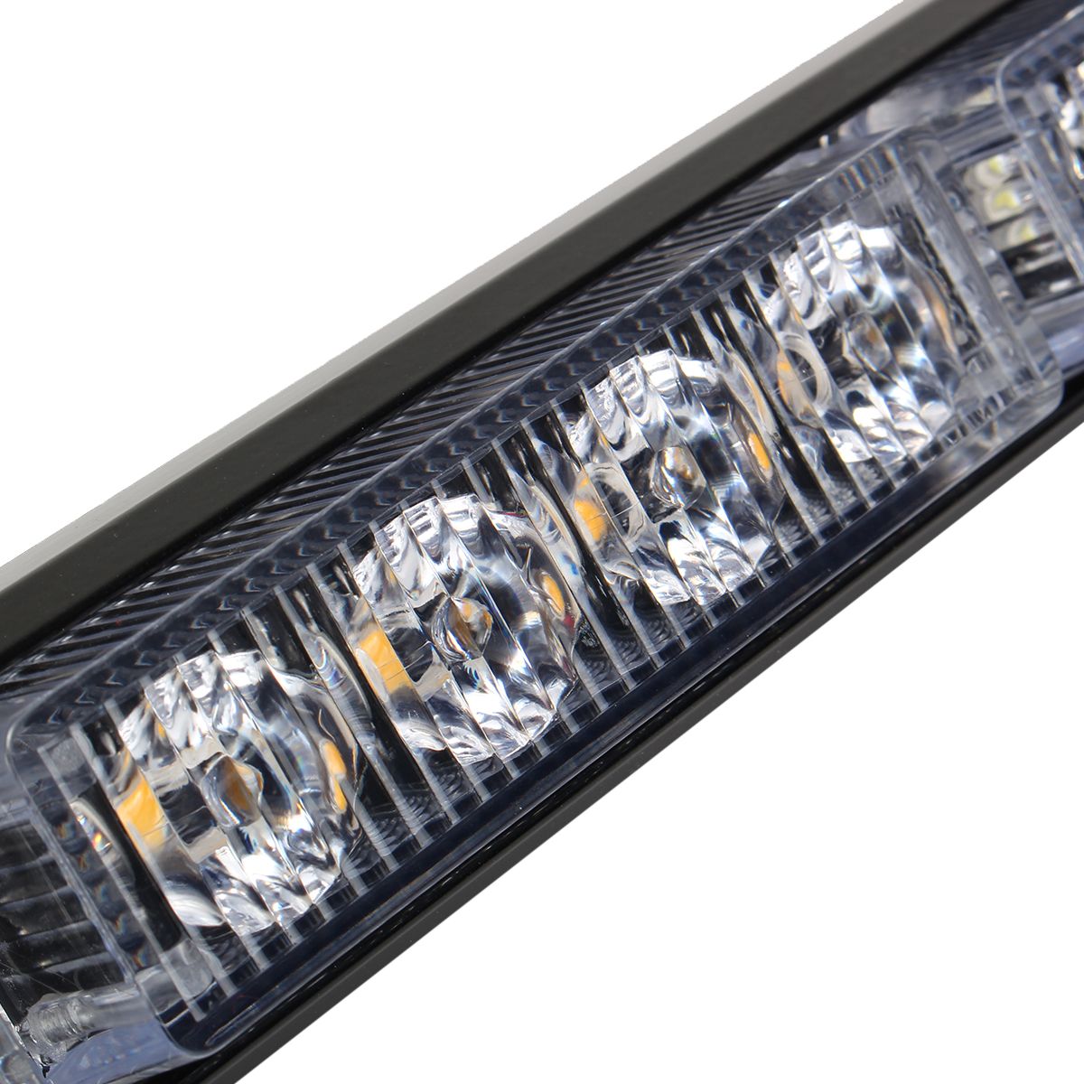 31quot-28-LED-Car-Flashing-Warning-Light-Bar-Traffic-Flash-Strobe-Lamp-DC12V-Amber--White-1346562