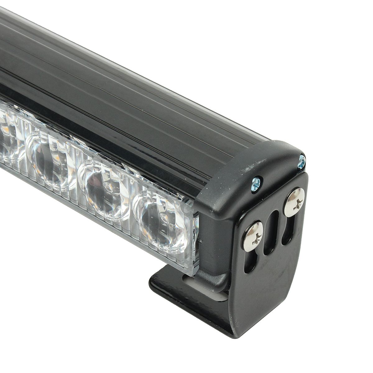 36Inch-32-LED-Emergency-Warning-Light-Bar-Traffic-Advisor-Strobe-Lamp-AmberWhite-Dual-Color-12V-for--1609249