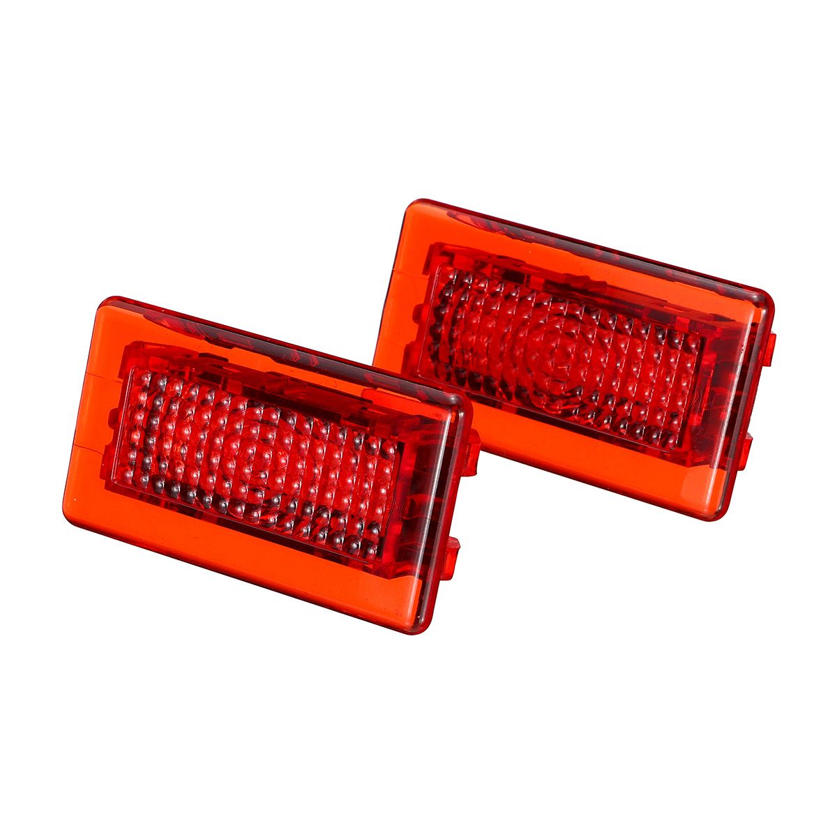 4-SMD-LED-Door-Side-Warning-Signal-Light-High-Output-Interior-Flash-Lamp-Red-Upgrade-2PCS-for-Tesla--1478754