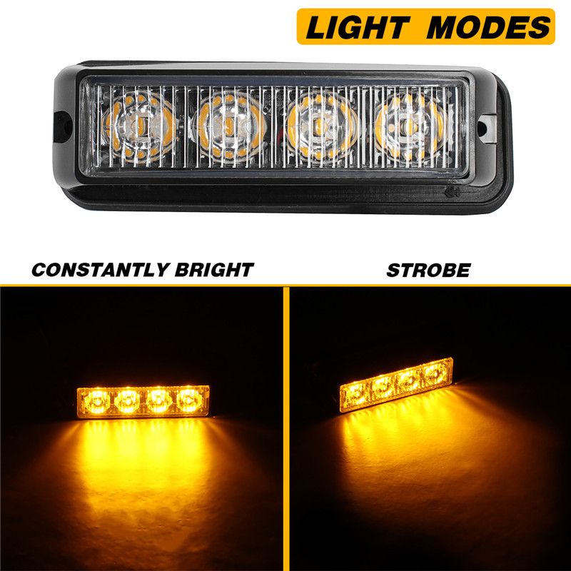 4PCS-LED-Constant-Bright-Strobe-Lights-Side-Tail-Light-Yellow-for-12-24V-Cargo-Truck-1637366