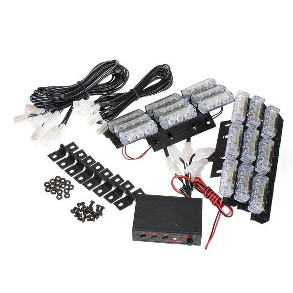 54-LED-Emergency-Strobe-Lights-Front-Grill-Flash-Lamps-with-3-Flashing-Mode-Yellow-for-12V-Vehicles-55171