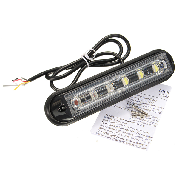 6-LED-Car-Trailer-Boat-Emergency-Light-Bar-Hazard-Flashing-Strobe-Warning-Lamp-1021597