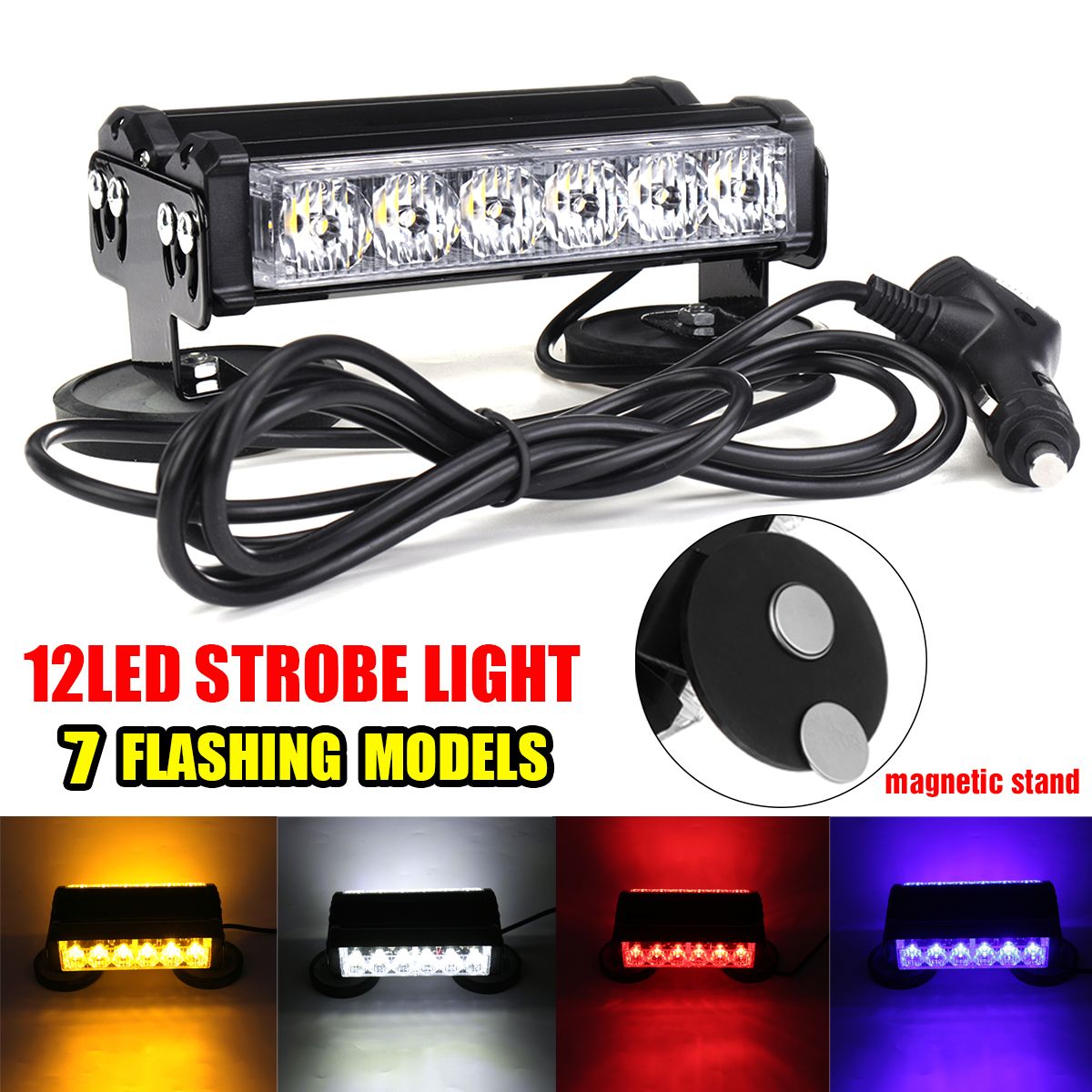 Double-Side-LED-Car-Strobe-Light-Flash-Warning-Hazard-Emergency-Beacon-Lamp-12V-36W-BlueWhiteRedYell-1609268