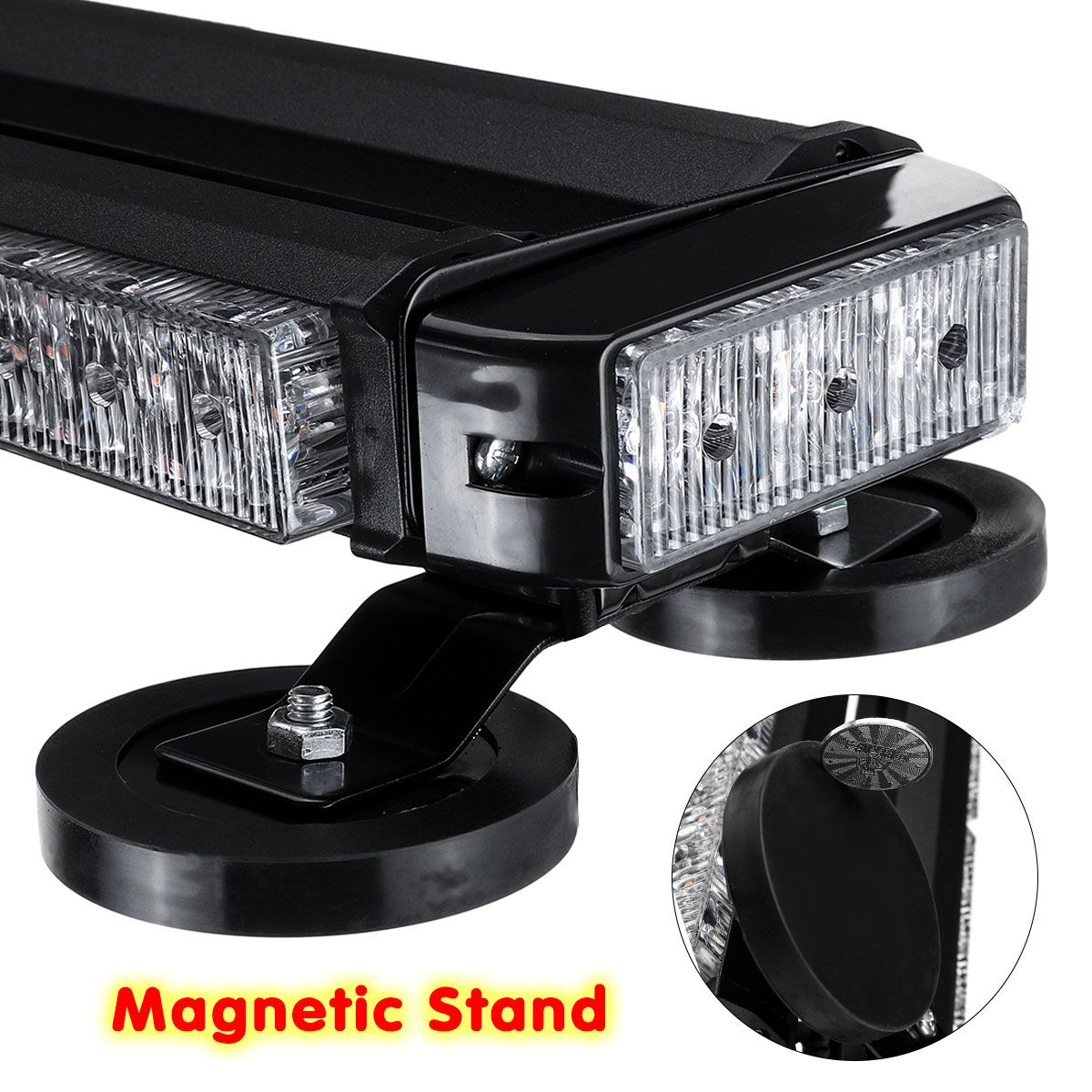 ELUTO-12V-54-LED-266quot-Strobe-Flashing-Lights-Bar-Warning-Emergency-Lamp-Magnetic-1602825