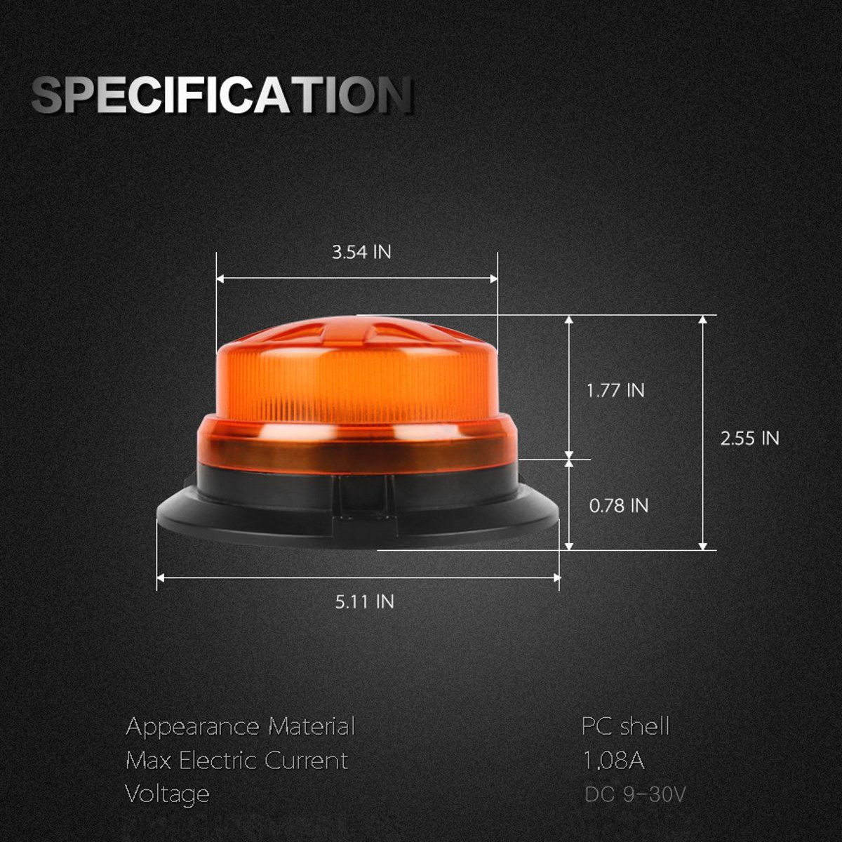 Flashing-Beacon-Warning-Light-360-Degree-Rotating-Roof-Strobe-Lamp-Yellow-Magnet-Adsorption-for-12V2-1660279