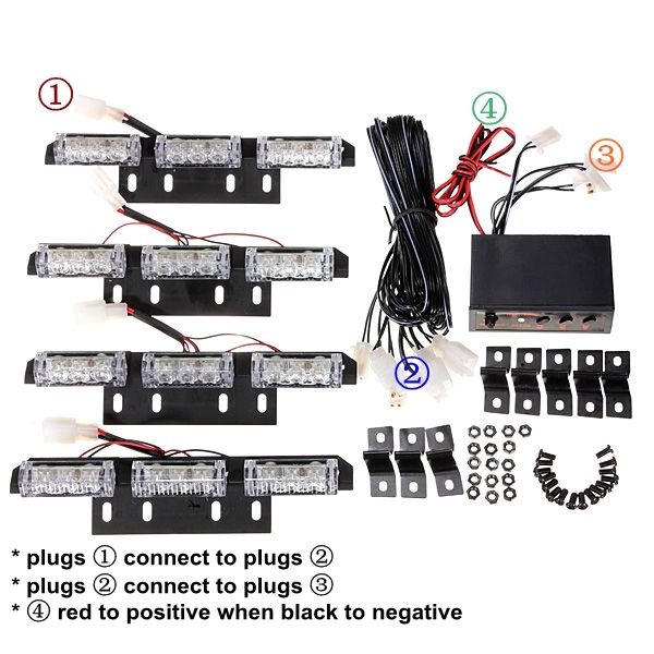 LED-Car-Grille-Strobe-Light-Mini-Police-Emergency-Warning-Signal-Flash-Lamp-18W-12V-Amber-4PCS-912804