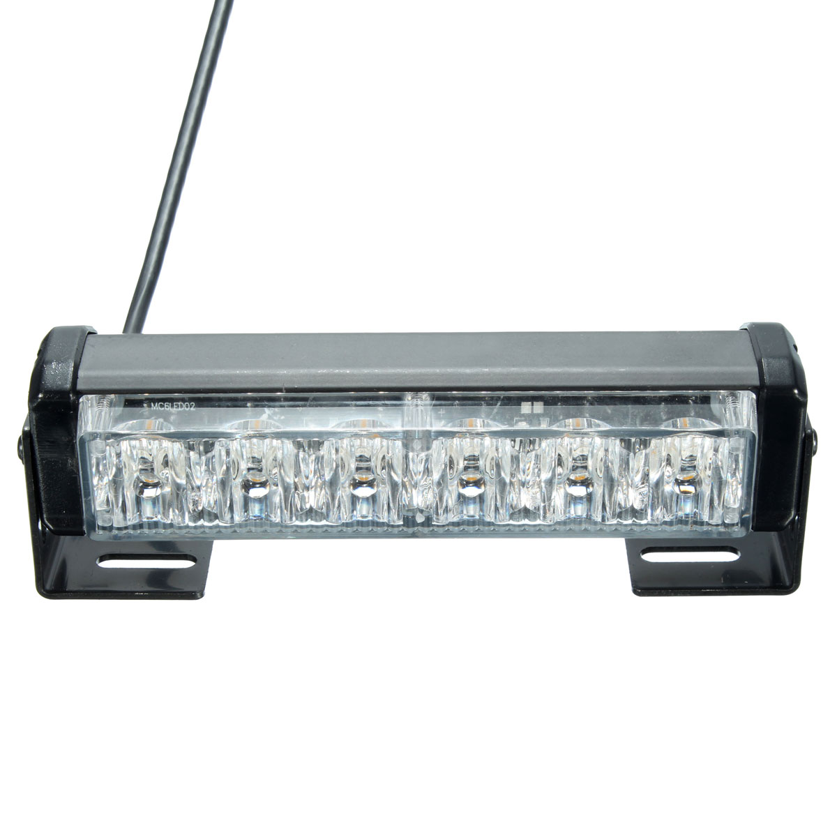 Pair-6-LED-Amber-Car-Flashing-Emergency-Warning-Light-Strobe-Lamp-Switch-Harness-1054979