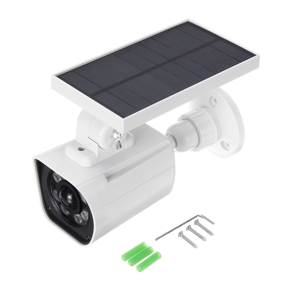 8-LED-Solar-Powered-Security-Light-Simulation-Camera-Motion-Sensor-Light-Waterproof-IP66-1556622