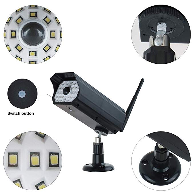 GUUDGO-Solar-Flashing-LED-Light-F-ake-Cameras-Surveillance-Cameras-Dummy-Video-CCTV-Solar-Simulation-1568054