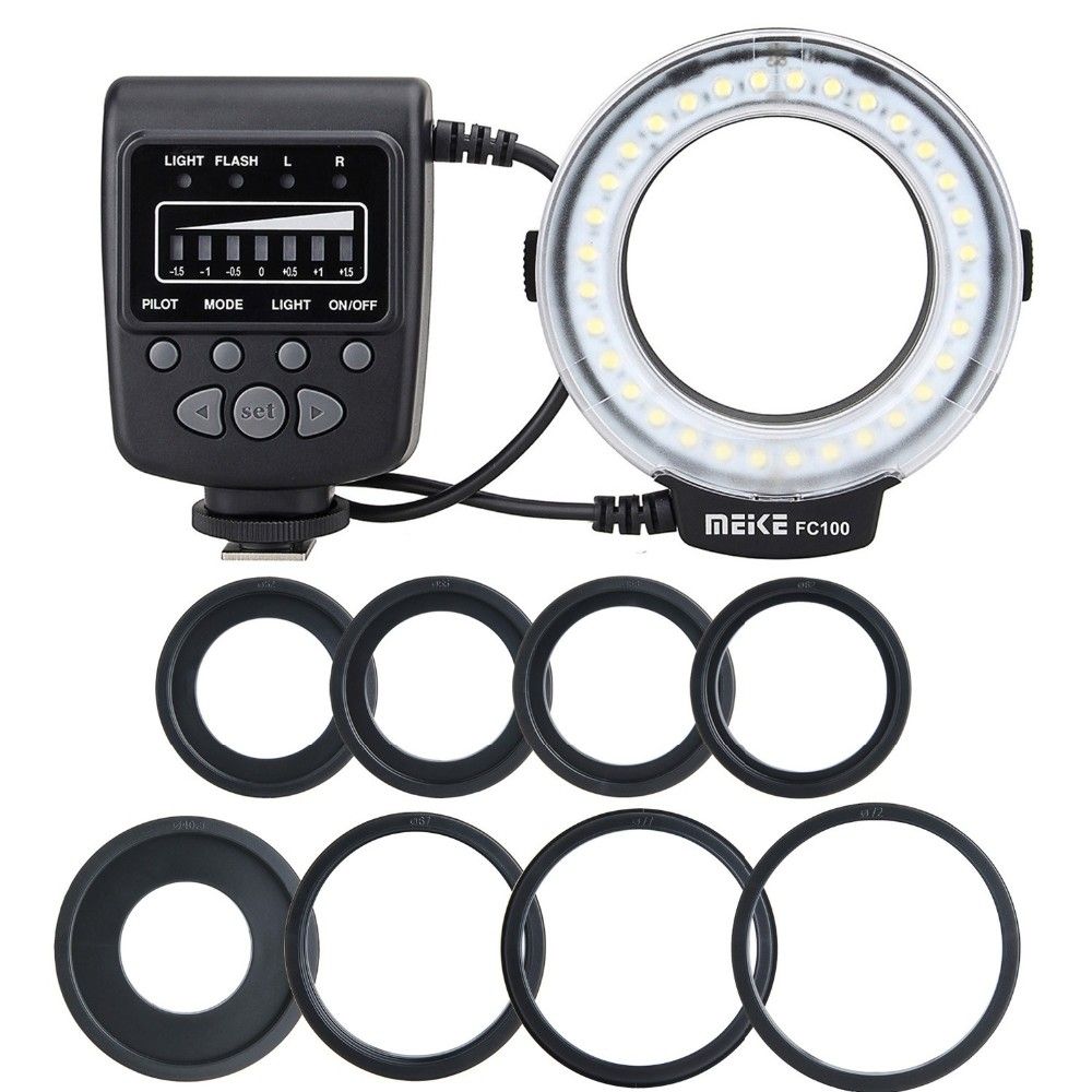 Meike-FC-100-Manual-LED-Macro-Ring-Flash-Video-Light-for-Canon-for-Nikon-Digital-DSLR-Camera-1644838