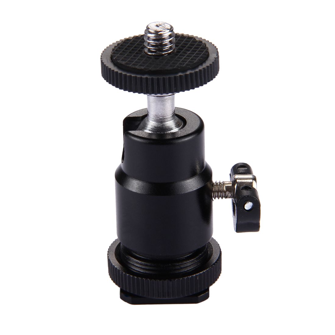 PULUZ-PU211-Cold-Shoe-Tripod-Head-Mount-Adapter-Tripod-Screw-Head-with-Lock-for-DSLR-Camera-1244391