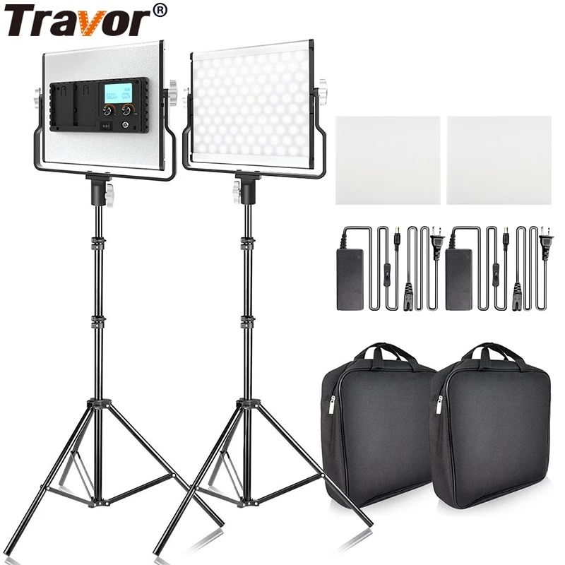 TRAVOR-L4500-LED-Video-Light-2-Set-Photographic-Light-with-Tripod-for-Studio-YouTube-Video-Shooting--1764752