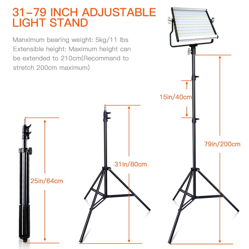 TRAVOR-L4500-LED-Video-Light-2-Set-Photographic-Light-with-Tripod-for-Studio-YouTube-Video-Shooting--1764752