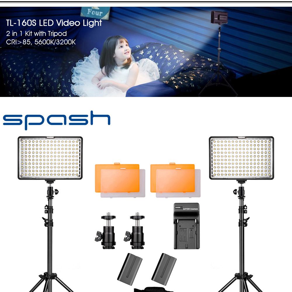 TRAVOR-TL-160S-LED-Video-Light-Photo-Camera-Light-with-200cm-Tripod-Stand-Photography-Lighting-Studi-1764760