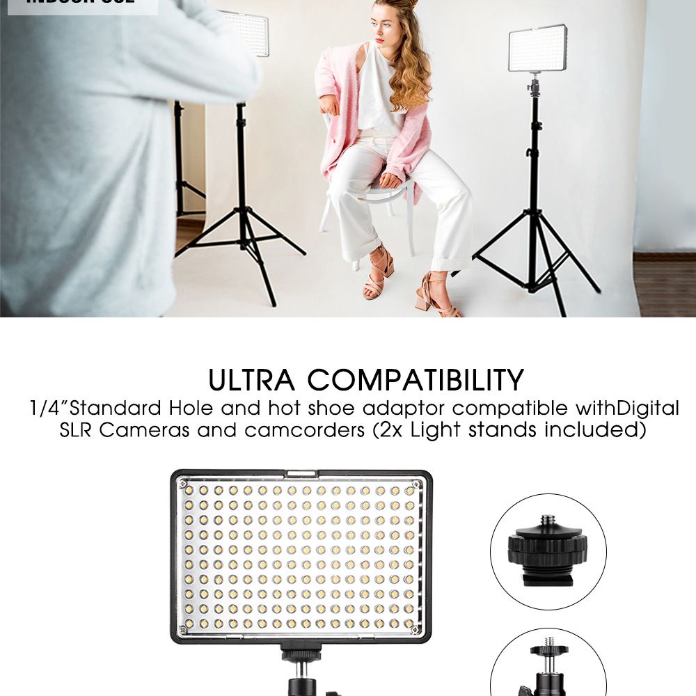 TRAVOR-TL-160S-LED-Video-Light-Photo-Camera-Light-with-200cm-Tripod-Stand-Photography-Lighting-Studi-1764760