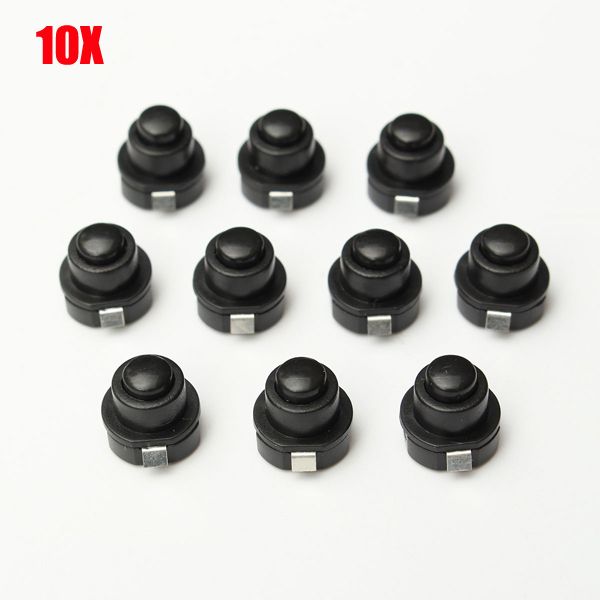 10pcs-Flashlight-Part-Round-Push-Button-Switch-For-DIY-Black-1102743