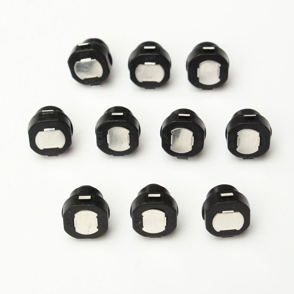 10pcs-Flashlight-Part-Round-Push-Button-Switch-For-DIY-Black-1102743