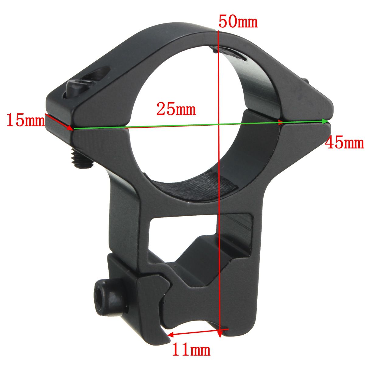 2-Pcs-25mm-Diameter-Flashlight-Holder-Aluminum-Scope-Mount-11mm-Dovetail-Rail-for-Hunting-Fishing-1714559